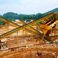 Sistema de britagem e peneiramento de calcário 600t/h